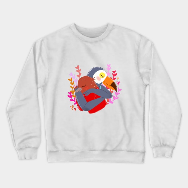 Tuca And Bertie Crewneck Sweatshirt by curiousquirrel